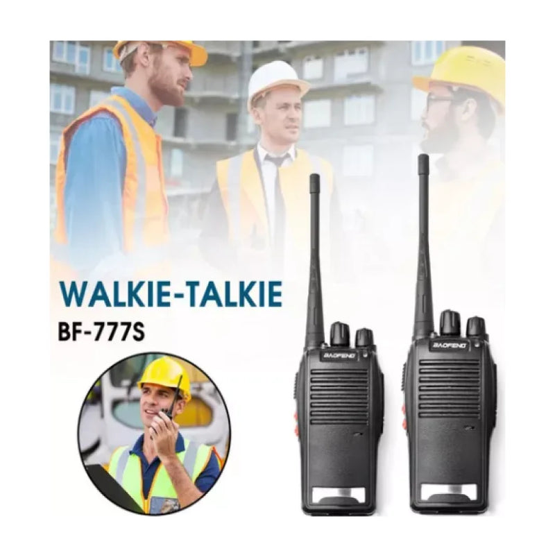 Kit 2 Radio Walk Talk BF-777S Comunicador 16 Ch 5km