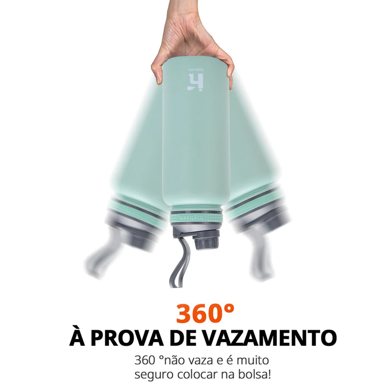 Garrafa esportiva isolada a vácuo de aço inoxidável com alça 950ML